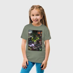 Детская футболка хлопок Half life 1 - levels and bosses  - фото 2