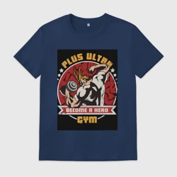 Мужская футболка хлопок Моя геройская академия Всемогущий зал