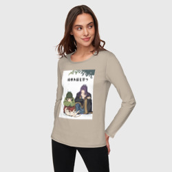 Женский лонгслив хлопок Монолог фармацевта Маомао Жэньши - фото 2