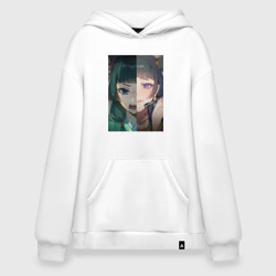 Худи SuperOversize хлопок Монолог фармацевта Маомао коллаж