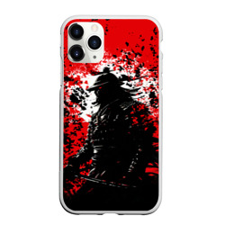 Чехол для iPhone 11 Pro Max матовый Призрак самурая Ghost of Tsushima