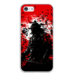 Чехол для iPhone 5/5S матовый Призрак самурая Ghost of Tsushima
