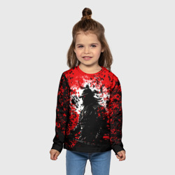 Детский лонгслив 3D Призрак самурая Ghost of Tsushima - фото 2