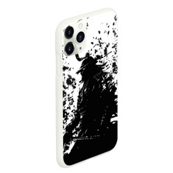 Чехол для iPhone 11 Pro Max матовый Ghost of Tsushima black and white - фото 2