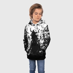 Детская толстовка 3D Ghost of Tsushima black and white - фото 2