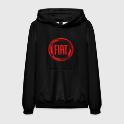 Мужская толстовка 3D FIAT logo red