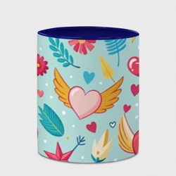 Кружка с полной запечаткой Сердечко с крылышками - фото 2