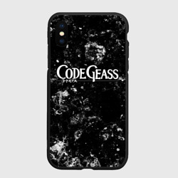 Чехол для iPhone XS Max матовый Code Geass black ice