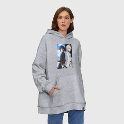 Худи SuperOversize хлопок Последний Серафим Микаэла Хякуя - фото 2