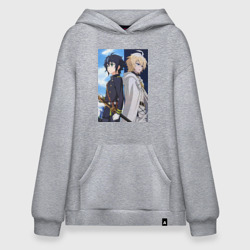 Худи SuperOversize хлопок Последний Серафим Микаэла Хякуя