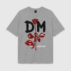 Мужская футболка Oversize хлопок texturе Depeche mode - violator