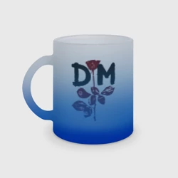 Кружка матовая стеклянная Depeche mode - violator