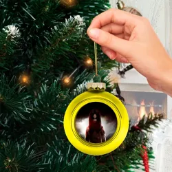 Ёлочный шар стеклянный/пластиковый Альма Вейд Fear тьма и свет - фото 2