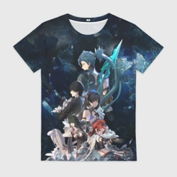 Женская футболка 3D Wuthering Waves - Game characters