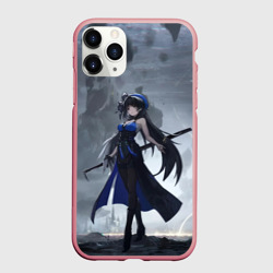 Чехол для iPhone 11 Pro Max матовый Грозовые волны - Янъян