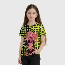 Детская футболка 3D Nicole Demara - Zenless Zone Zero gum ball - фото 2