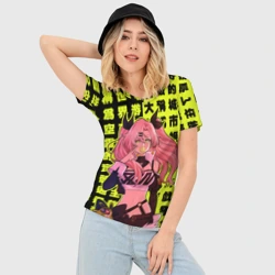 Женская футболка 3D Slim Nicole Demara - Zenless Zone Zero gum ball - фото 2