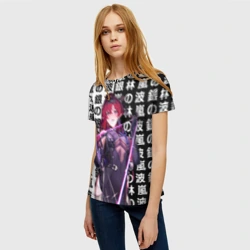 Женская футболка 3D Wuthering Waves - Иньлинь - фото 2