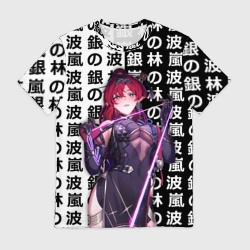 Мужская футболка 3D Wuthering Waves - Иньлинь