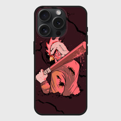 Чехол силиконовый для Apple iPhone 15 Pro матовый Хотлайн Майами - Джекет 