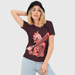 Женская футболка 3D Slim Хотлайн Майами - Джекет - фото 2