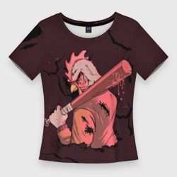 Женская футболка 3D Slim Хотлайн Майами - Джекет