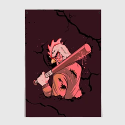 Постер Хотлайн Майами - Джекет 