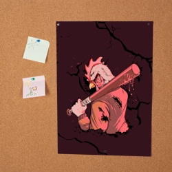 Постер Хотлайн Майами - Джекет  - фото 2