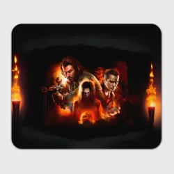 Прямоугольный коврик для мышки Игра Fear главные герои 2