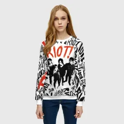 Женский свитшот 3D Paramore - riot - фото 2