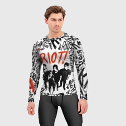 Мужской рашгард 3D Paramore - riot - фото 2