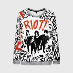 Мужской свитшот 3D Paramore - riot
