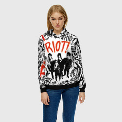 Женская толстовка 3D Paramore - riot - фото 2