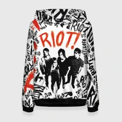 Женская толстовка 3D Paramore - riot