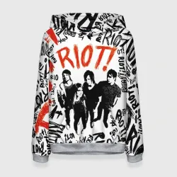 Женская толстовка 3D Paramore - riot