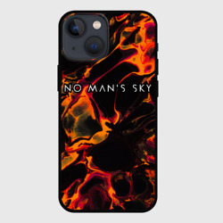Чехол для iPhone 13 mini No Man's Sky red lava