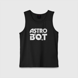 Детская майка хлопок Astro bot logo