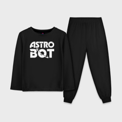 Детская пижама с лонгсливом хлопок Astro bot logo