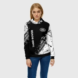 Женская толстовка 3D Ленд Ровер: следы от шин - фото 2
