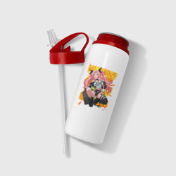 Бутылка для воды с трубочкой Zenless Zone Zero Nikole - фото 2