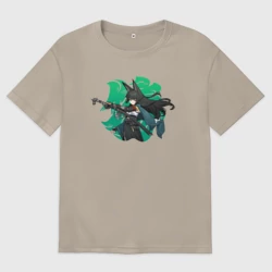 Женская футболка хлопок Oversize Zenless Zone Zero Hoshimi Miyabi