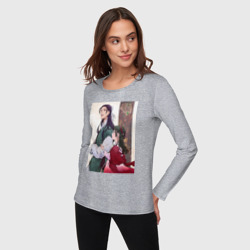 Женский лонгслив хлопок Монолог фармацевта Маомао Жэньши служащий при императорском дворе - фото 2