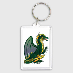 Брелок прямоугольный 35*50 HOMM3 Green Dragon