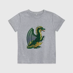 Детская футболка хлопок HOMM3 Green Dragon