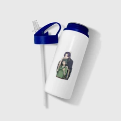 Бутылка для воды с трубочкой Монолог фармацевта Жэньши Расчётливый интриган - фото 2