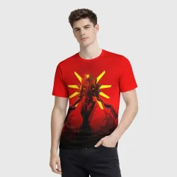 Мужская футболка 3D Ultrakill supreme machine - фото 2