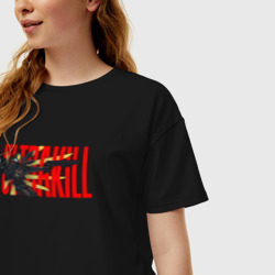 Женская футболка хлопок Oversize Ultrakill - фото 2
