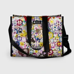 Сумка-шоппер 3D Right now NewJeans and Takashi Murakami
