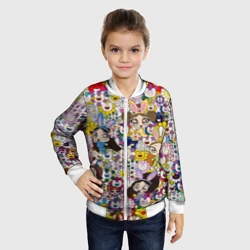 Детский бомбер 3D Right now NewJeans and Takashi Murakami - фото 2