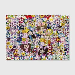 Холст прямоугольный Right now NewJeans and Takashi Murakami - фото 2